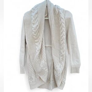 Vintage Cozy Cream Cable Knit Sweater